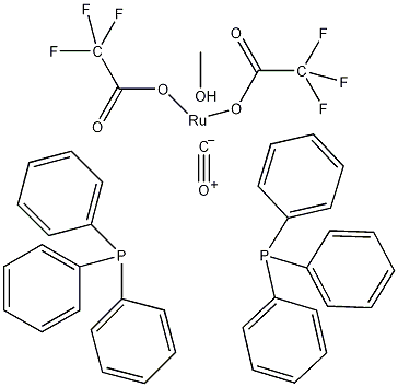 Carbonylbis(trifluoroacetato)bis(triphenylphosphine)ruthenium(II) methanol adduct