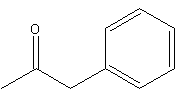 1-苯基-2-丙酮结构式