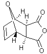 exo-7-氧杂二环[2.2.1]庚基-5-烯-2,3-二羧酸酐结构式