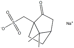 DL-樟脑-10-磺酸钠盐结构式