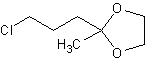5-氯-2-戊酮乙烯缩酮结构式
