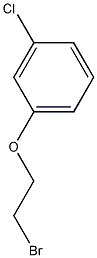 1-(2-溴乙氧基)-3-氯苯结构式