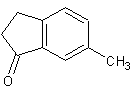 6-甲基-2,3-二氢-1-茚酮结构式