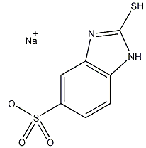 2-巯基苯并咪唑-5-磺酸钠二水合物结构式