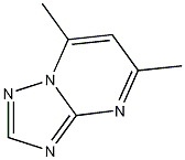 5,7-二甲基-1,3,4-三氮吲哚利嗪结构式