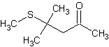 4-甲基-4-(甲硫基)-2-戊酮结构式