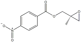 (2S)-(+)-2-甲基缩水甘油-4-硝基苯甲酸结构式