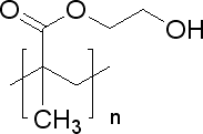 聚(甲基丙烯酸羟乙酯)结构式