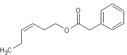 顺式-2-己烯苯乙酯结构式