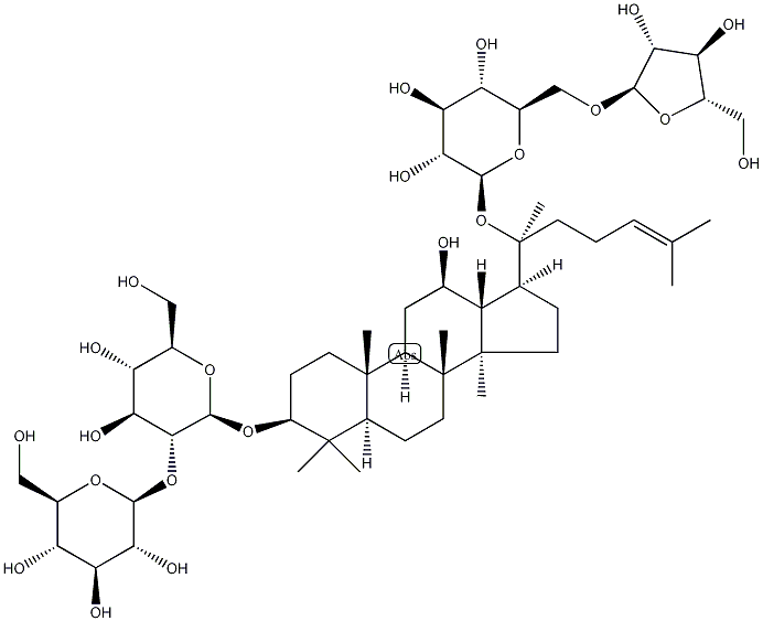 人参皂苷-Rc结构式
