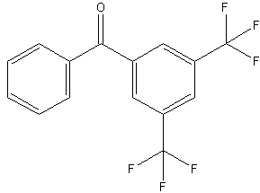 3,5-双(三氯甲基)二苯甲酮结构式