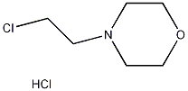 N-(2-氯乙基)吗啉盐酸盐结构式