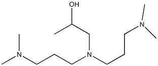 1-[二[3-(二甲氨基)丙基]氨基]-2-丙醇结构式