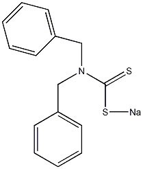 联苄基二硫代氨基甲酸钠结构式