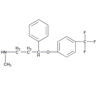 氟西汀结构式