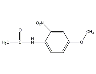4'-甲氧基-2-硝基乙酰苯胺结构式