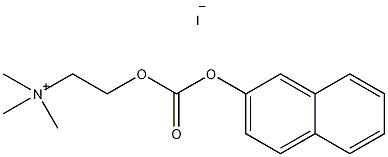 o-β-萘氧基羰基碘化胆碱结构式