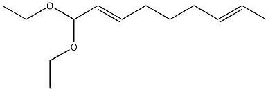 1,1-二乙氧基-(E,Z)-2,6-壬二烯结构式