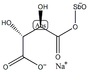 L-酒石酸锑钠结构式