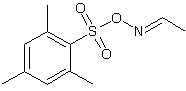 丙酮肟-O-2,4,6-三甲基苯磺酸酯结构式