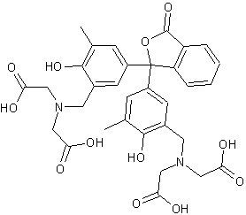 邻甲酚酞络合剂结构式