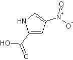 4-硝基吡咯-2-羧酸结构式