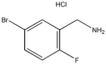 5-溴-2-氟苄胺盐酸盐结构式