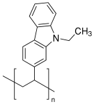 聚(N-乙基-2-乙烯基咔唑)结构式