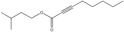 2-辛炔酸异戊酯结构式
