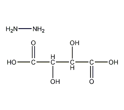 肼-L-酒石酸结构式