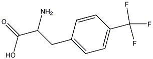 4-三氟甲基-DL-苯丙氨酸(P-'')结构式