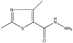2,4-二甲基噻唑-5-羧酸酰肼结构式