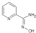 2-吡啶基脒肟结构式