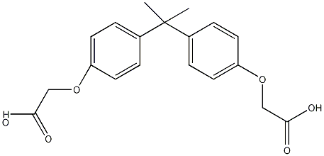 4,4'-亚异丙酯二苯氧乙酸结构式