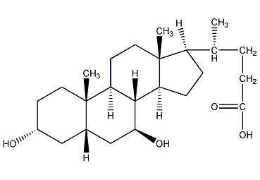 熊脱氧胆酸结构式