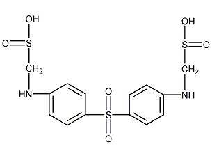 [[4-[4-(甲磺基氨基)苯基]s磺酰苯基]氨基]亚磺酸甲烷结构式