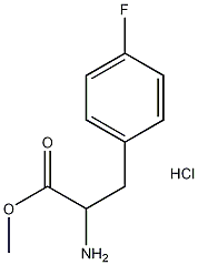 DL-对氟苯丙氨酸-Ome盐酸盐结构式