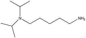 N,N-二异丙基-1,5-戊二胺结构式
