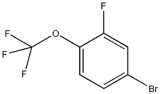 4-溴-2-氟-1-三氟甲氧基苯结构式