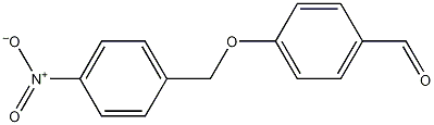 4-(4-硝基苯甲氧基)苯甲醛结构式