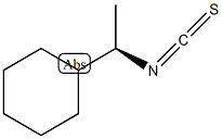 (R)-(-)-1-环己基乙基异硫氰酸酯结构式