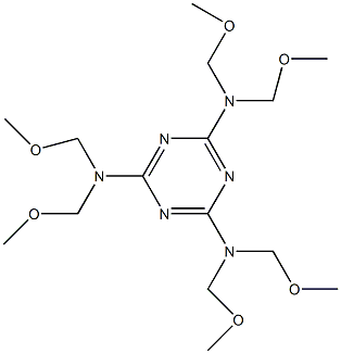 聚(三聚氰胺-co-甲醛)甲醇结构式