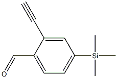 4-三甲基硅乙炔基苯甲醛结构式