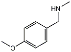 4-甲氧基-N-甲基苯甲胺结构式