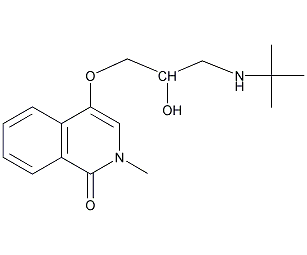 盐酸替利洛尔结构式