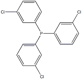 三(3-氯苯基)膦结构式