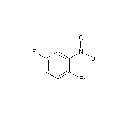 1-溴-4-氟-2-硝基苯结构式