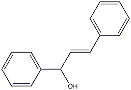 反-1,3-二苯基-2-丙烯-1-醇结构式