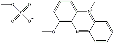 1-甲氧基-5-甲基酚嗪鎓甲基硫酸盐结构式