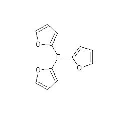 三(2-呋喃基)膦结构式